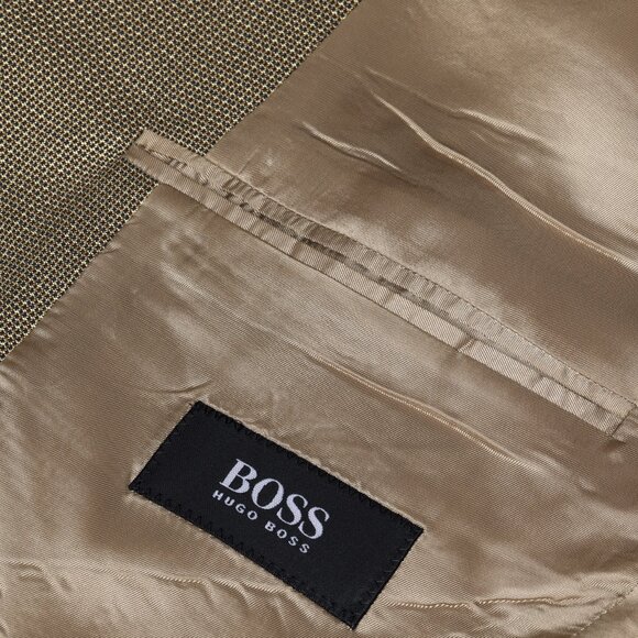 HUGO BOSS (Germany) 90s, E. Thomas Silk-Wool, Birdseye Weave, Roland Bremen - Picture 3 of 9